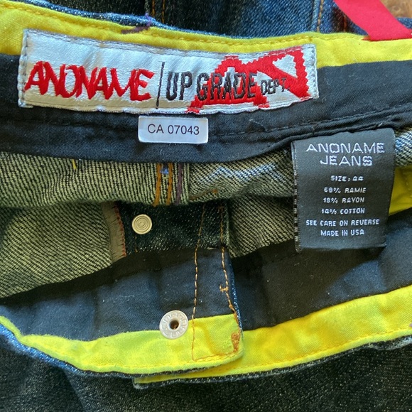 Anoname mens VTG jeans, size 44 - Picture 6 of 7